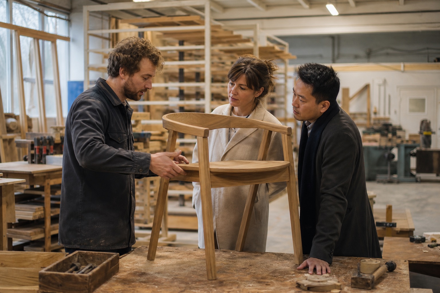 Nordwood factory and team